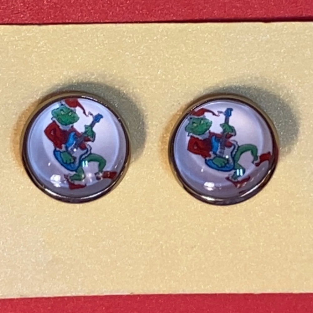 Grinch Inspired Christmas Earrings